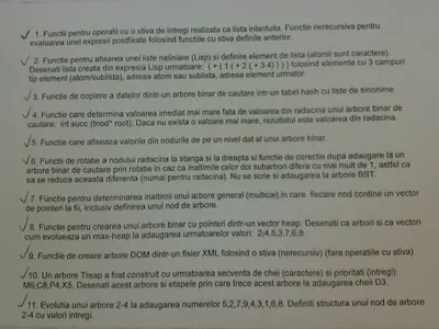 Structuri de Date · 2009 · Sesiune, imaginea 1