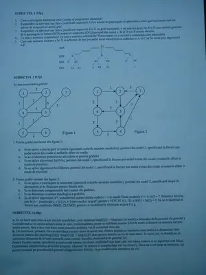 Proiectarea Algoritmilor · 2011 · Restanțe, imaginea 1