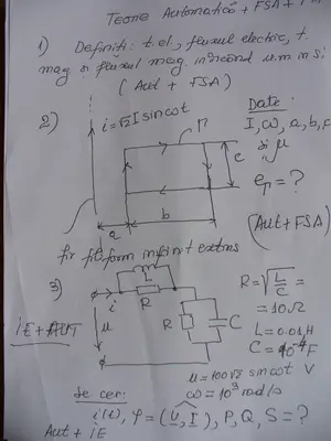 Bazele Electrotehnicii · 2008 · Sesiune, imaginea 1