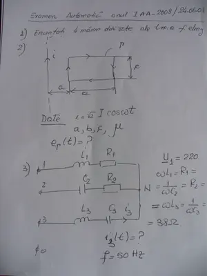 Bazele Electrotehnicii · 2008 · Sesiune, imaginea 2