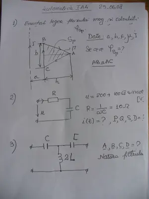 Bazele Electrotehnicii · 2008 · Sesiune, imaginea 4
