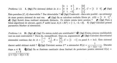 Teoria Sistemelor · 2010 · Sesiune, imaginea 10