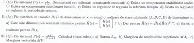 Teoria Sistemelor · 2010 · Sesiune, imaginea 11