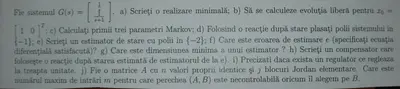 Teoria Sistemelor · 2010 · Sesiune, imaginea 2