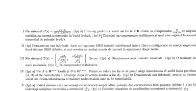 Teoria Sistemelor · 2010 · Sesiune, imaginea 6