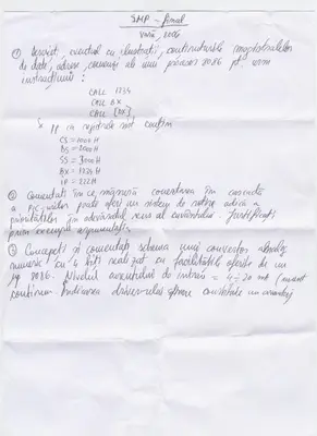 Sisteme cu Microprocesoare · 2009 · Sesiune, imaginea 3