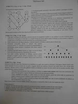 Proiectarea Algoritmilor · 2012 · Sesiune, imaginea 2