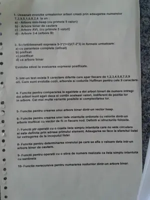 Structuri de Date · 2012 · Restanțe, imaginea 1