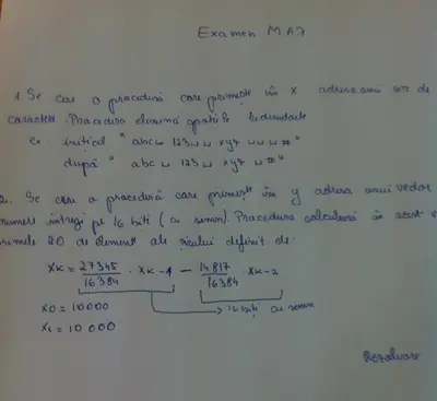 Microcontrolere Arhitecturi si Programare · 2013 · Sesiune, imaginea 1