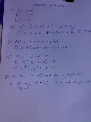 Mate 2 Algebra · 2013 · Sesiune, imaginea 1