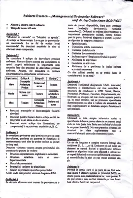 Managementul Proiectelor Software · 2013 · Sesiune, imaginea 1