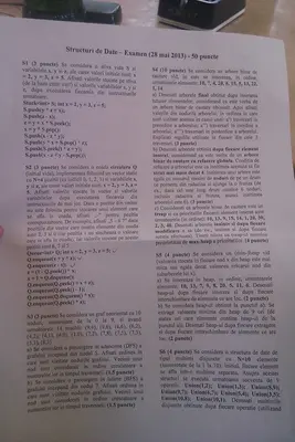 Structuri de Date · 2013 · Sesiune, imaginea 2