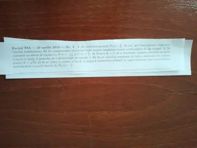 Teoria Sistemelor · 2013 · Parțial, imaginea 3