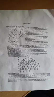 Proiectarea Algoritmilor · 2014 · Restanțe, imaginea 2