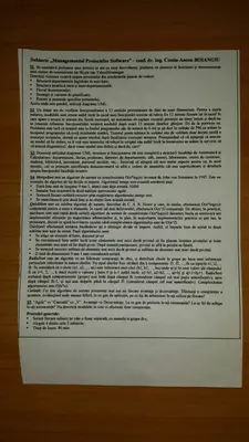 Managementul Proiectelor Software · 2015 · Sesiune, imaginea 1