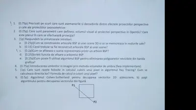 Elemente de Grafica pe Calculator · 2015 · Sesiune, imaginea 1