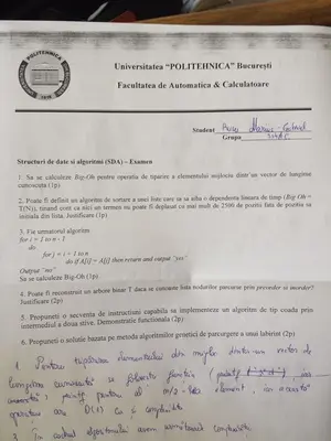 Structuri de date si algoritmi · 2014 · Sesiune, imaginea 4