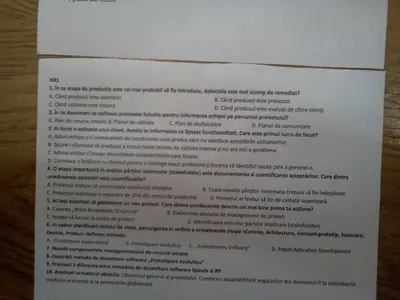 Managementul Proiectelor · 2015 · Sesiune, imaginea 1