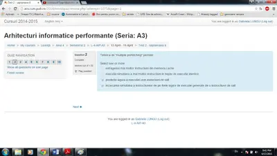 arhitecturi informatice performante · 2015 · Sesiune, imaginea 10