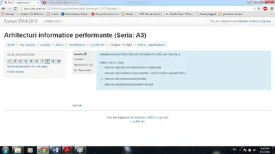 arhitecturi informatice performante · 2015 · Sesiune, imaginea 4