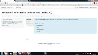 arhitecturi informatice performante · 2015 · Sesiune, imaginea 6