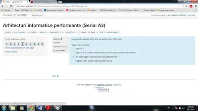 arhitecturi informatice performante · 2015 · Sesiune, imaginea 7
