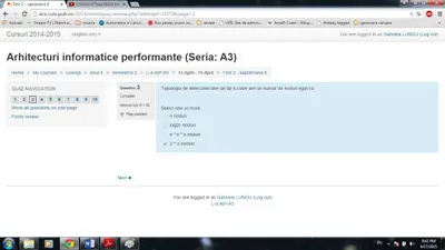 arhitecturi informatice performante · 2015 · Sesiune, imaginea 9