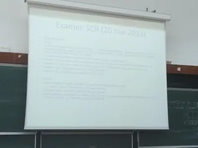 Sisteme de conducere a robotilor · 2015 · Sesiune, imaginea 1