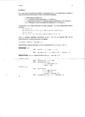 Analiza Algoritmilor · 2008 · Sesiune, imaginea 2