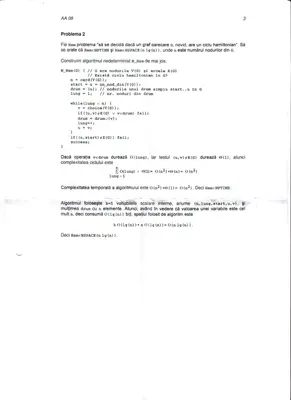 Analiza Algoritmilor · 2008 · Sesiune, imaginea 3