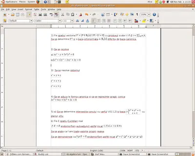 Mate 2 Algebra · 2007 · Sesiune, imaginea 1