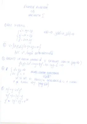 Mate 2 Algebra · 2010 · Sesiune, imaginea 1