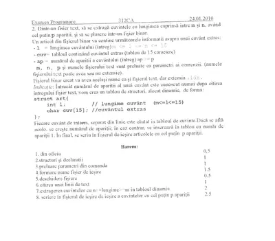 Programarea Calculatoarelor · 2010 · Sesiune, imaginea 2